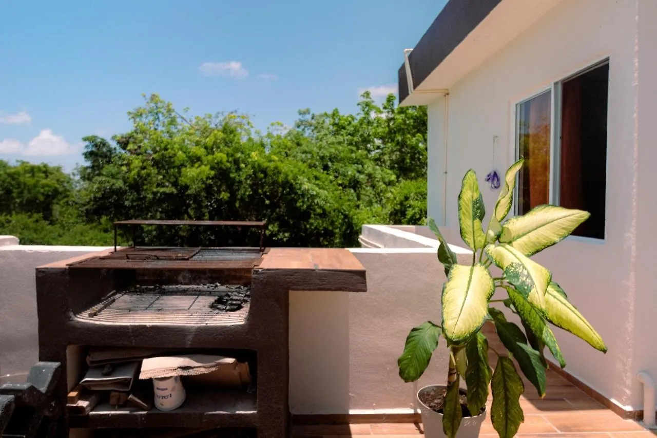 Relaxing Comfortable Jungle View Eklum Villa Rivera Maya Puerto Morelos Pool Ac Gym Gated Community