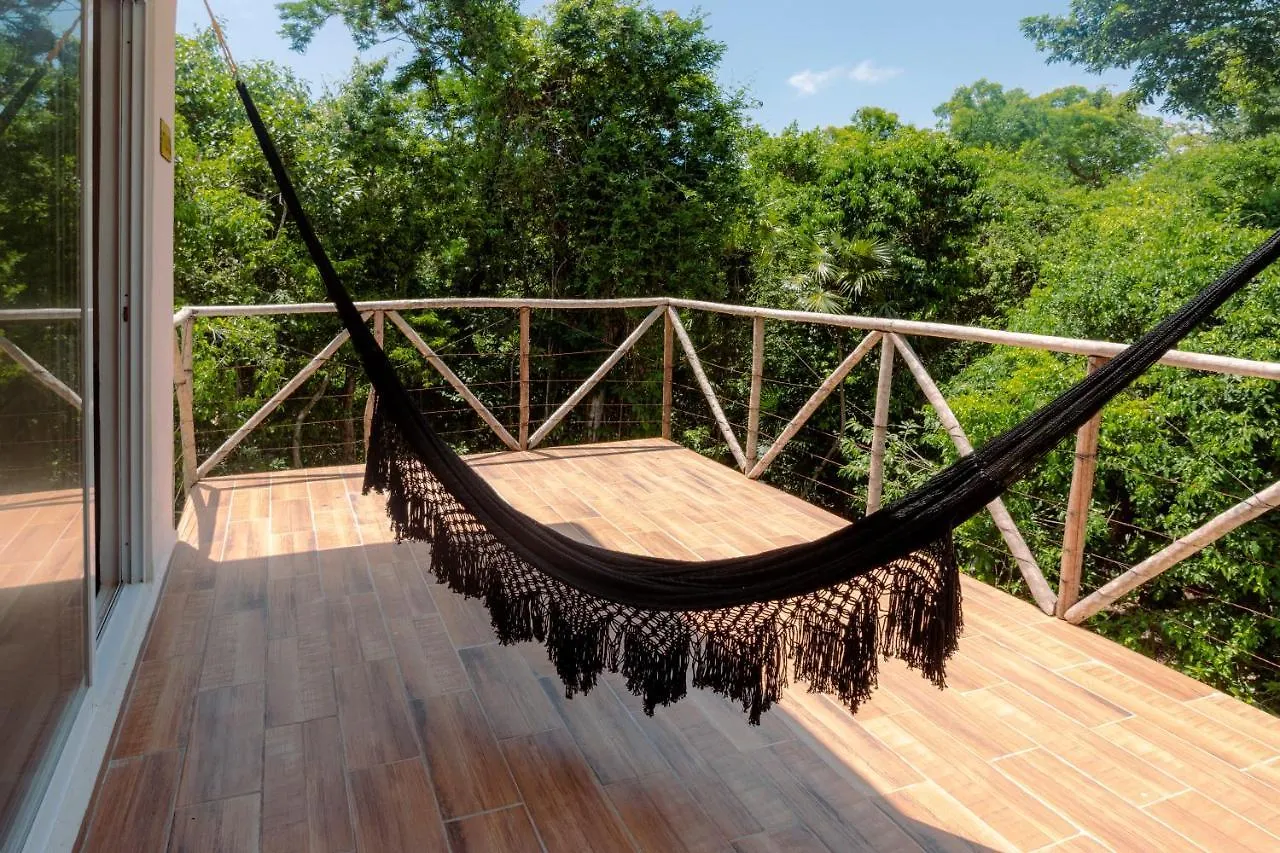Homestay Relaxing Comfortable Jungle View Eklum Villa Rivera Maya Puerto Morelos Pool Ac Gym Gated Community