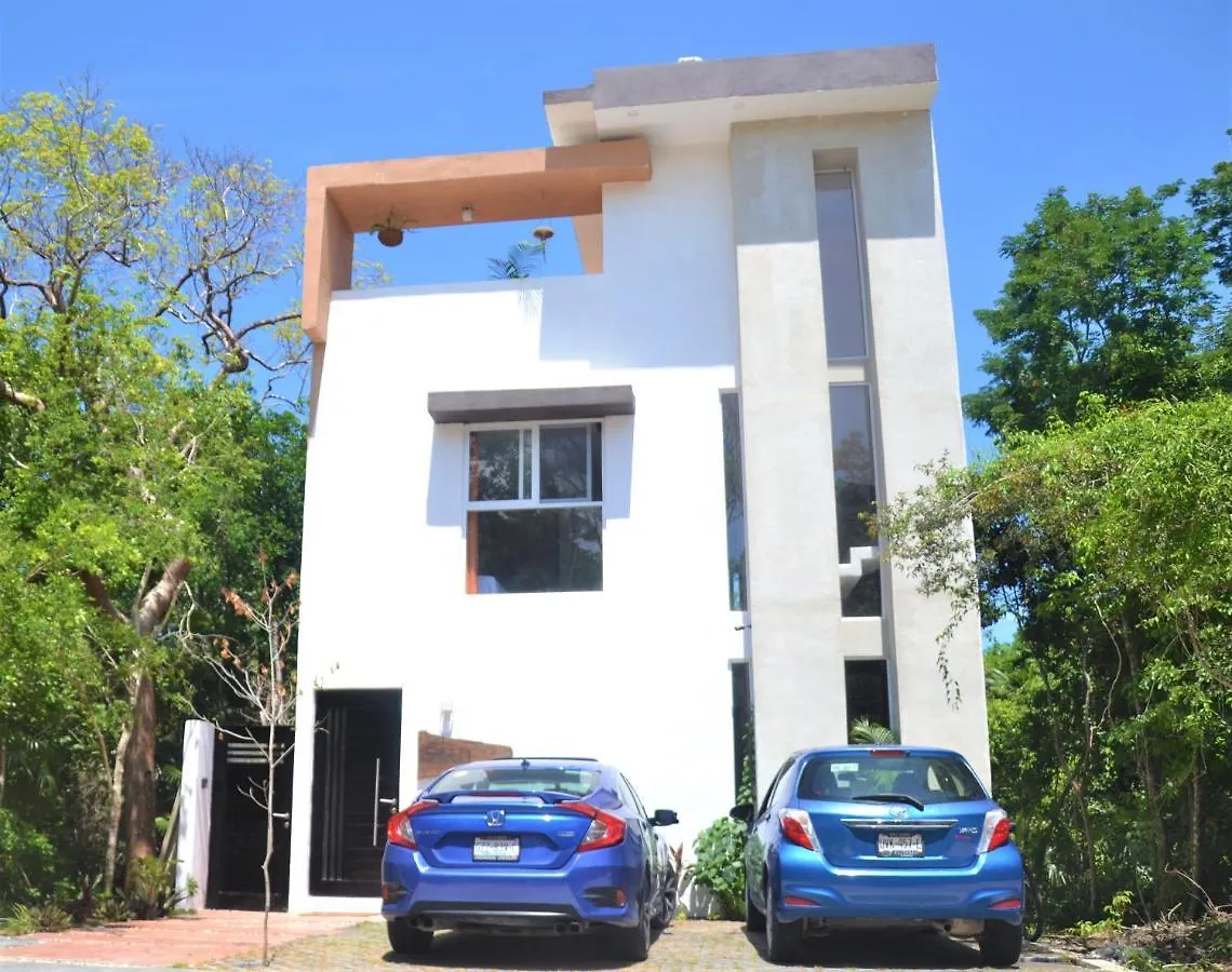 Relaxing Comfortable Jungle View Eklum Villa Rivera Maya Puerto Morelos Pool Ac Gym Gated Community Homestay