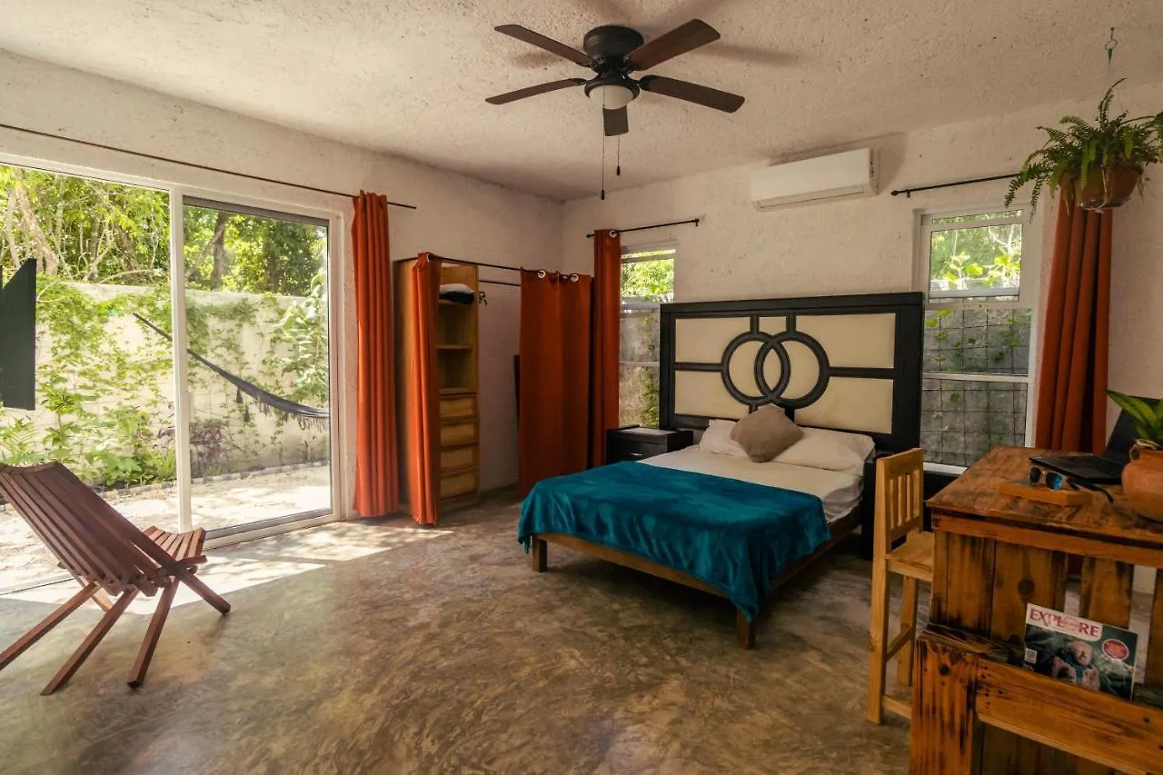Relaxing Comfortable Jungle View Eklum Villa Rivera Maya Puerto Morelos Pool Ac Gym Gated Community