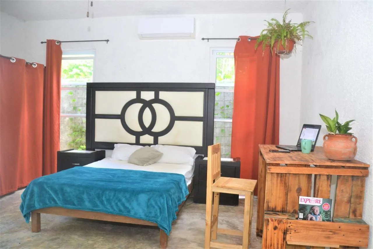 Homestay Relaxing Comfortable Jungle View Eklum Villa Rivera Maya Puerto Morelos Pool Ac Gym Gated Community
