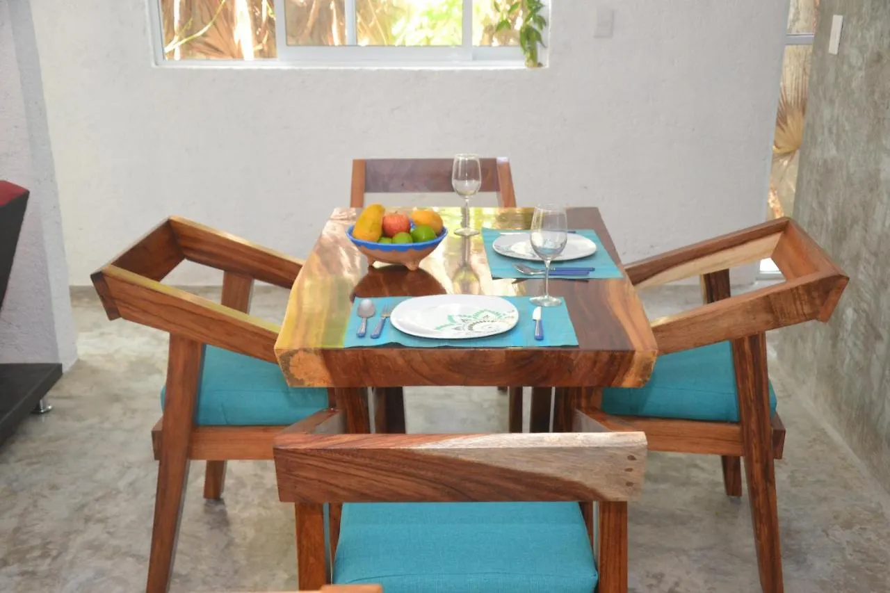 Homestay Relaxing Comfortable Jungle View Eklum Villa Rivera Maya Puerto Morelos Pool Ac Gym Gated Community