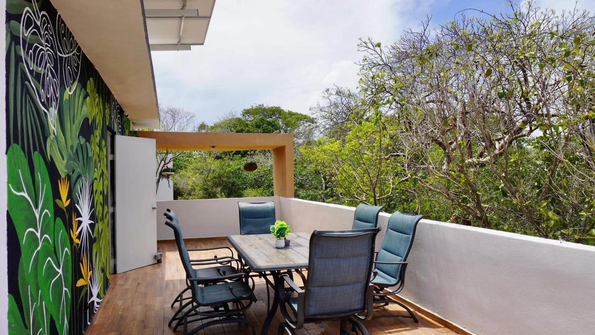 Relaxing Comfortable Jungle View Eklum Villa Rivera Maya Puerto Morelos Pool Ac Gym Gated Community Mexico
