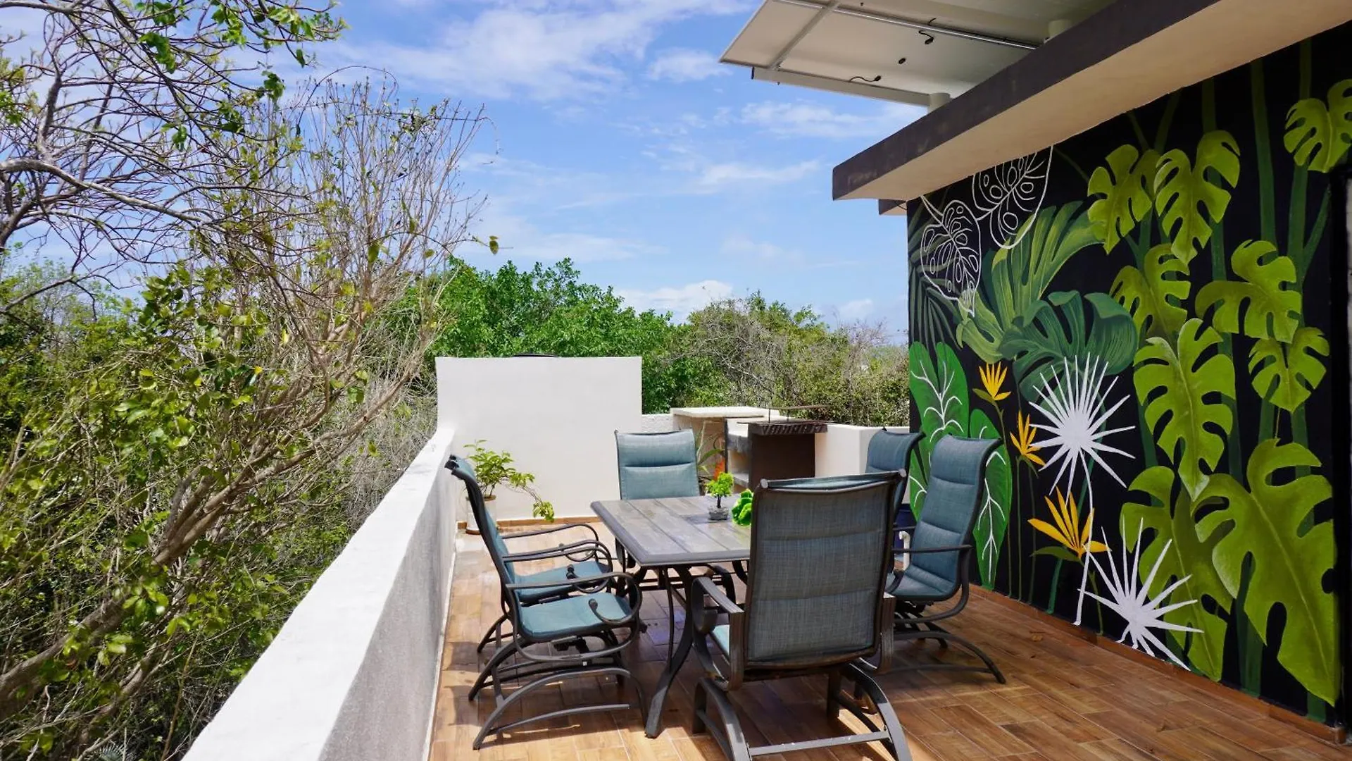 Relaxing Comfortable Jungle View Eklum Villa Rivera Maya Puerto Morelos Pool Ac Gym Gated Community 0*,  Mexico