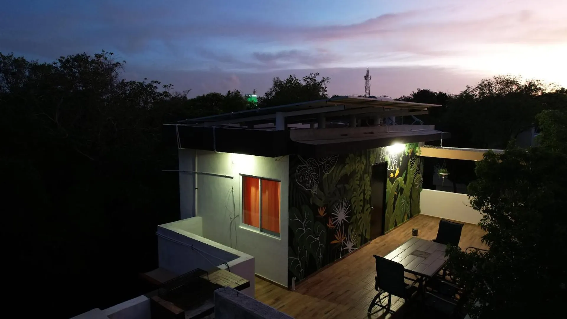Relaxing Comfortable Jungle View Eklum Villa Rivera Maya Puerto Morelos Pool Ac Gym Gated Community Homestay
