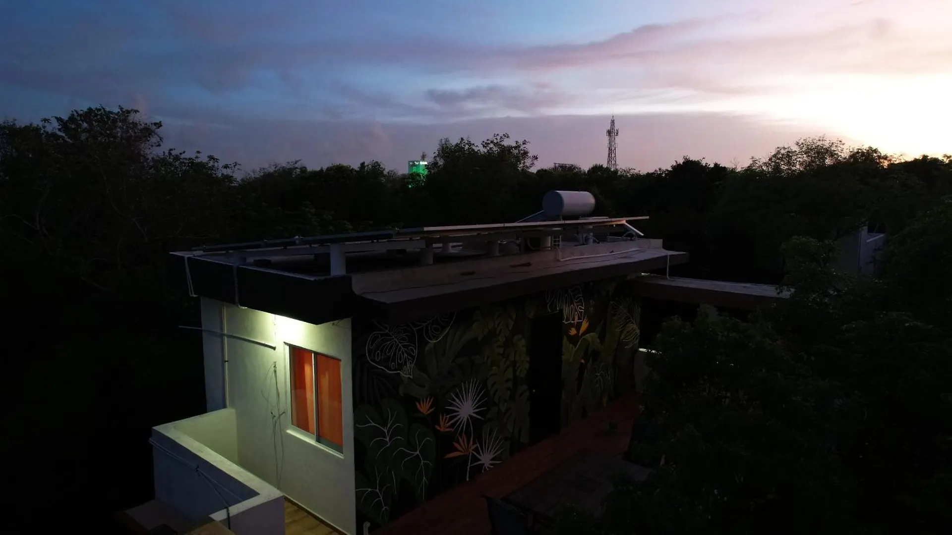 Homestay Relaxing Comfortable Jungle View Eklum Villa Rivera Maya Puerto Morelos Pool Ac Gym Gated Community Mexico