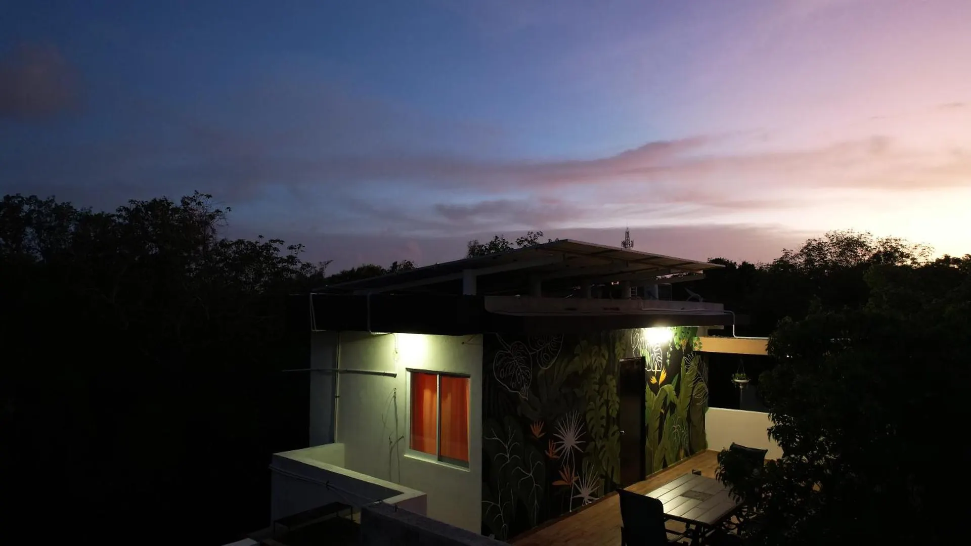 Homestay Relaxing Comfortable Jungle View Eklum Villa Rivera Maya Puerto Morelos Pool Ac Gym Gated Community